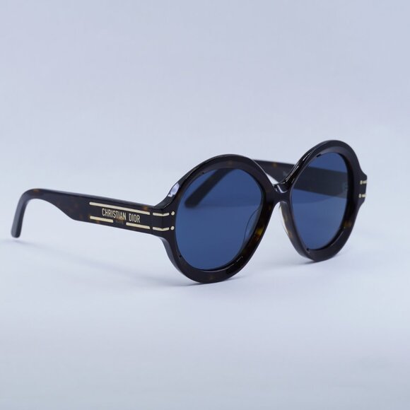 Dior DIORSIGNATURE R1U 20B0 Sunglasses Havana Frame, Blue Lenses - Lowest Price! main image 14